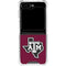 Texas A&M University Black Logo Galaxy Z Flip6 Clear Case